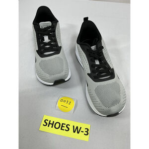 Men’s NWOT BNQ Wide Lace Up Sneakers Gray Black Us 10.5 Mesh